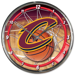 Cleveland Cavaliers Round Chrome Wall Clock Periodic Restock