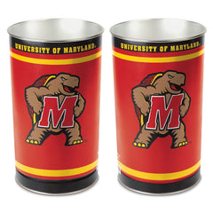 Maryland Terrapins Wastebasket 15 Inch - Periodic Restock