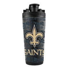 New Orleans Saints Ice Shaker 26oz Stainless Steel - Special Order