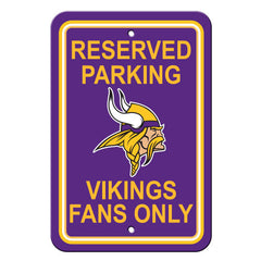 Jacksonville Jaguars Sign 12x18 Plastic Reserved Parking Style