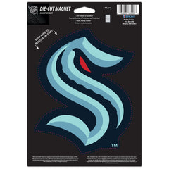 Seattle Kraken Magnet 6.25x9 Die Cut Logo Design - Special Order