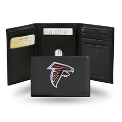Atlanta Falcons Wallet Trifold Leather Embroidered - Special Order