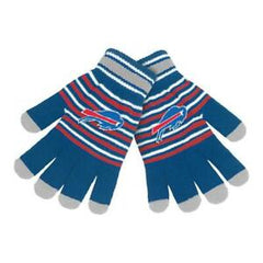 Buffalo Bills Gloves Knit Stripe Acrylic