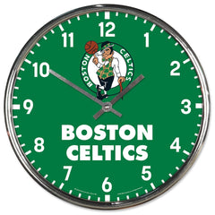 Boston Celtics Clock Round Wall Style Chrome Periodic Restock