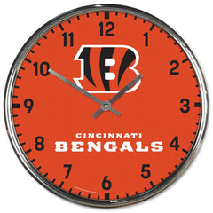 Cincinnati Bengals Round Chrome Wall Clock Periodic Restock