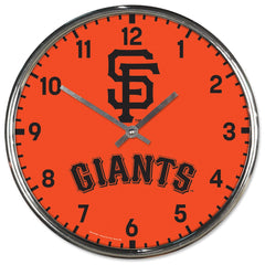 San Francisco Giants Round Chrome Wall Clock Periodic Restock