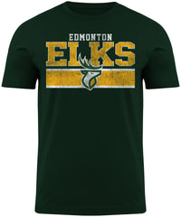 Edmonton Elks CFL Bulletin Green Moxie T-Shirt