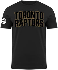 Toronto Raptors NBA Black Gold T-Shirt