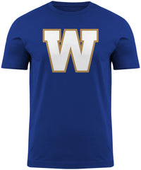 Winnipeg Blue Bombers CFL Bulletin Royal Blue Basic T-Shirt