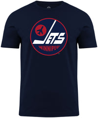 Winnipeg Jets NHL Primary Logo Navy T-Shirt