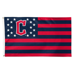 Cleveland Guardians Flag 3x5 Deluxe Style Stars and Stripes Design - Special Order