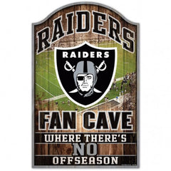 Las Vegas Raiders Sign 11x17 Wood Fan Cave Design - Special Order