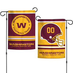 Washington Football Team Flag 12x18 Garden Style 2 Sided - Special Order