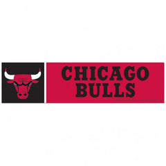 Chicago Bulls Decal 3x12 Bumper Strip Style