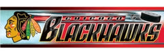 Chicago Blackhawks Decal 3x12 Bumper Strip Style