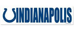 Indianapolis Colts Decal 3x12 Bumper Strip Style
