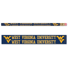 West Virginia Mountaineers Pencil 6 Pack