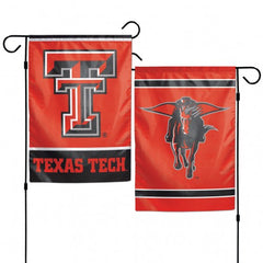 Texas Tech Red Raiders Flag 12x18 Garden Style 2 Sided - Special Order
