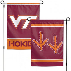 Virginia Tech Hokies Flag 12x18 Garden Style 2 Sided - Special Order