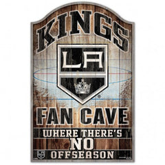 Los Angeles Kings Sign 11x17 Wood Fan Cave Design - Special Order
