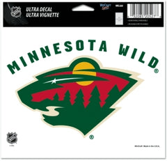Minnesota Wild Decal 5x6 Ultra Color - Special Order
