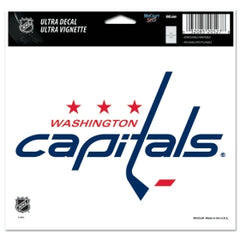 Washington Capitals Decal 5x6 Ultra Color - Special Order
