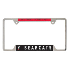 Cincinnati Bearcats License Plate Frame Metal - Special Order