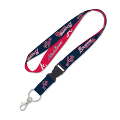 Atlanta Braves Lanyard with Detachable Buckle Two Color - Special Order