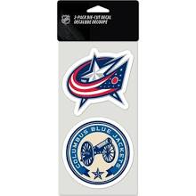 Columbus Blue Jackets Set of 2 Die Cut Decals - Special Order