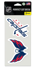 Washington Capitals Set of 2 Die Cut Decals - Special Order