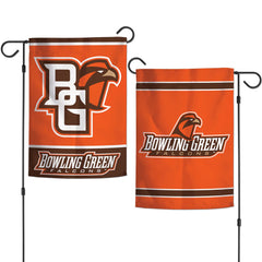 Bowling Green Falcons Flag 12x18 Garden Style 2 Sided - Special Order
