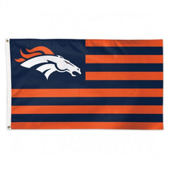 Denver Broncos Flag 3x5 Deluxe Americana Design - Special Order