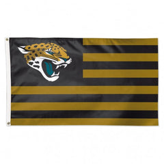 Jacksonville Jaguars Flag 3x5 Deluxe Americana Design - Special Order