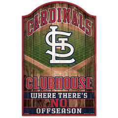St. Louis Cardinals Sign 11x17 Wood Fan Cave Design - Special Order