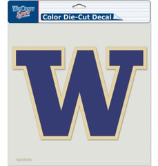 Washington Huskies Decal 8x8 Perfect Cut Color - Special Order