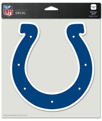 Indianapolis Colts Decal 8x8 Die Cut Color - Special Order
