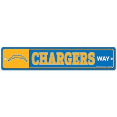 Los Angeles Chargers Sign 3.75x19 Plastic Street Style - Special Order