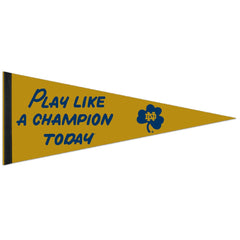 Notre Dame Fighting Irish Pennant 12x30 Premium Style PLACT Design