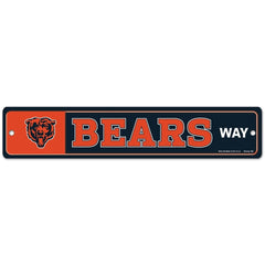 Chicago Bears Sign 3.75x19 Plastic Street Style - Special Order