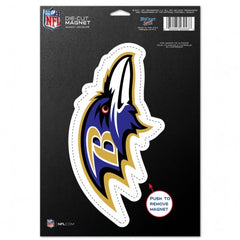 Baltimore Ravens Magnet 6.25x9 Die Cut Logo Side View Design - Special Order