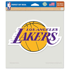 Los Angeles Lakers Decal 8x8 Perfect Cut Color