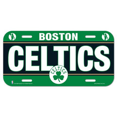 Boston Celtics License Plate Plastic