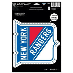New York Rangers Magnet 6.25x9 Die Cut - Special Order