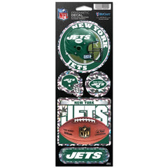 New York Jets Decal 4x11 Die Cut Prismatic Style