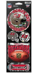 Tampa Bay Buccaneers Decal 4x11 Die Cut Prismatic Style
