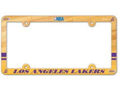 Los Angeles Lakers License Plate Frame Plastic Full Color - Special Order