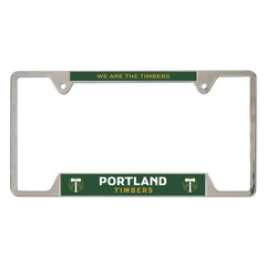 Portland Timbers License Plate Frame Metal