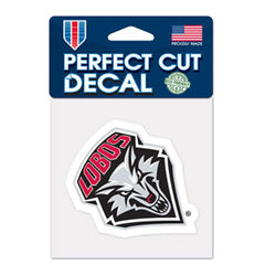 New Mexico Lobos Decal 4x4 Perfect Cut Color - Special Order