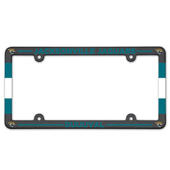 Jacksonville Jaguars License Plate Frame Plastic Full Color Style - Special Order