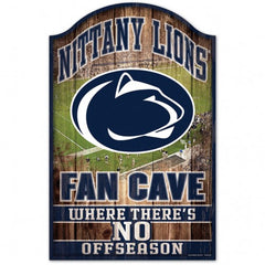 Penn State Nittany Lions Sign 11x17 Wood Fan Cave Design - Special Order